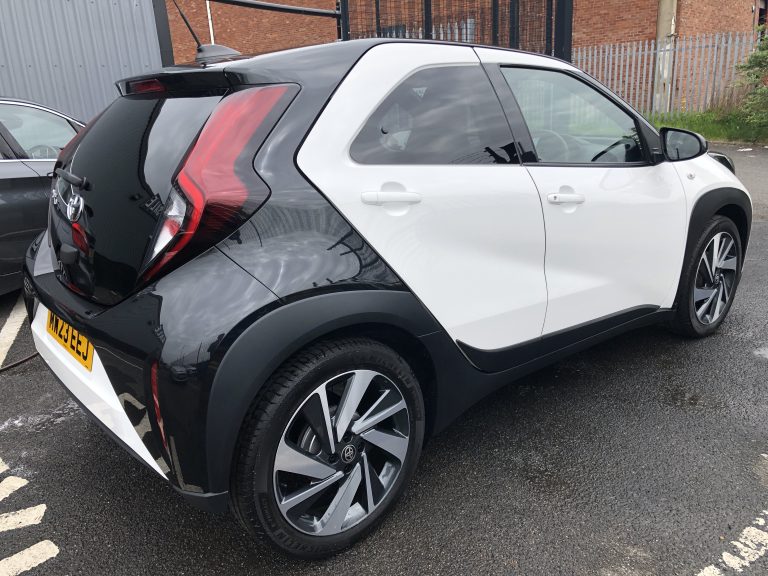 Toyota Aygo X for sale at Sarbkar in Liverpool