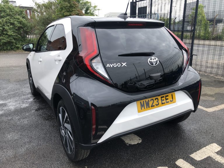 Toyota Aygo X for sale at Sarbkar in Liverpool