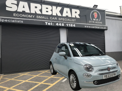 Fiat 500 DOLCEVITA Mint Green available at Sarbkar in Liverpool