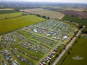 An Aerial Picture of the Chiltern Hills Rally